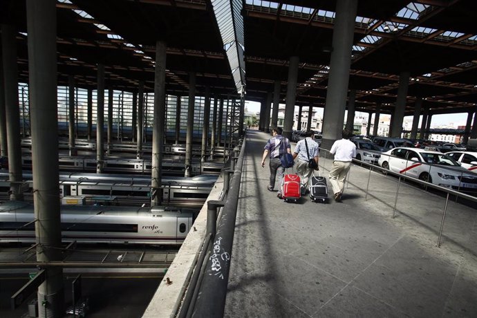 Estación de Atocha de Madrid. 