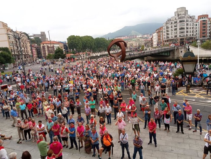 Concentración de pensionistas