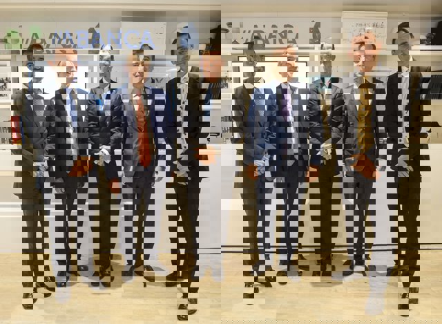 Directivos de Abanca y Credit Agricole