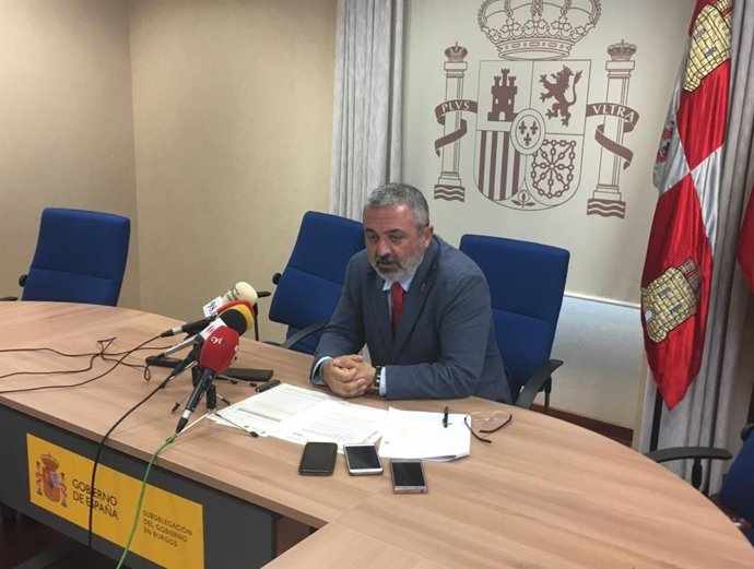 Pedro de la Fuente, subdelegado del Gobierno en Burgos.