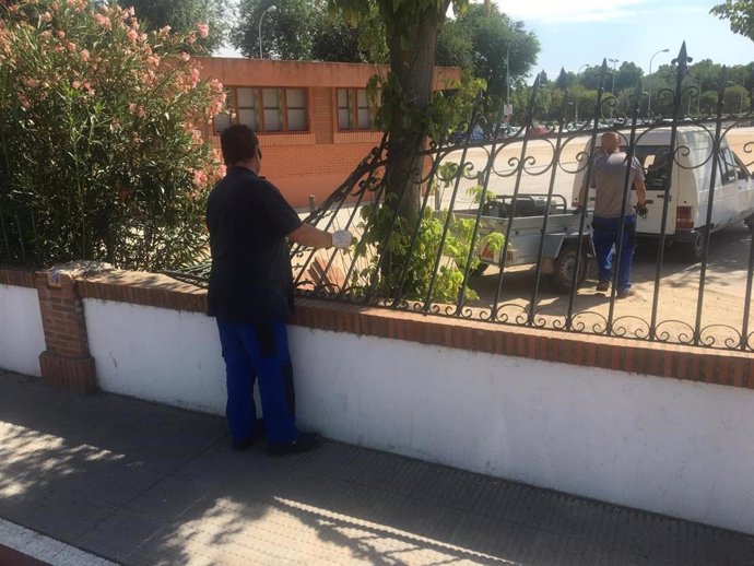 Actos vandálicos en el recinto ferial