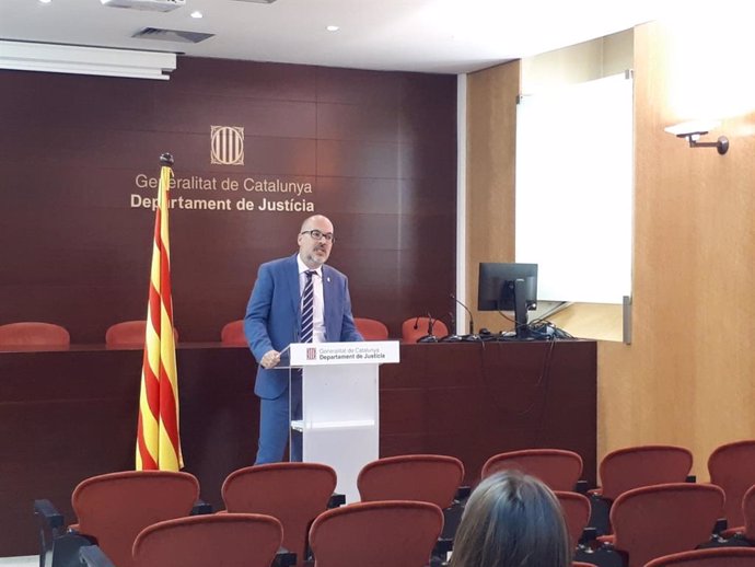 Joan Abad, secretari de Relacions de l'Administració de Justícia de la Generalitat de Catalunya