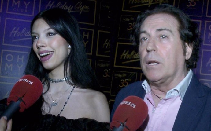 Alejandra Rubio y Pipi Estrada coinciden en el treinta y cinco aniversario del Holiday Gym