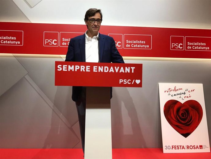 El secretario de organización del PSC, Salvador Illa