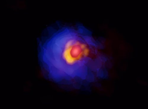 Imagen de la protoestrella masiva G353.273 0.641