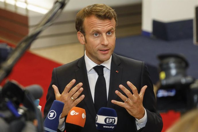 El presidente francés, Emmanuel Macron