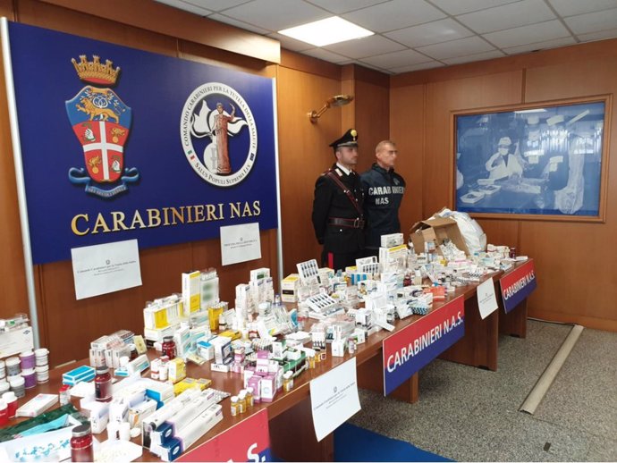 Sustancias dopantes incautadas en Italia en la operación Viribus