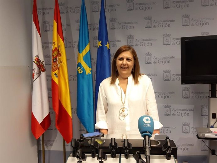 Marina Pineda, portavoz de la Junta de Gobierno del Ayuntamiento de Gijón