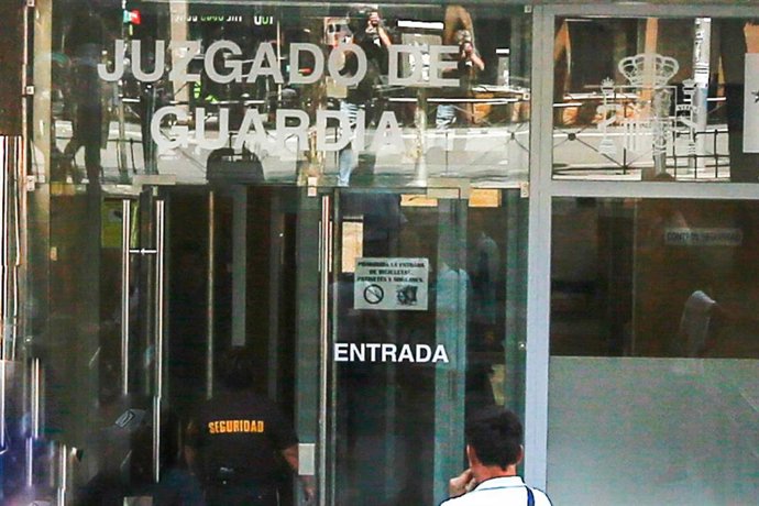 Imágenes de los Juzgados de Instrucción ubicados en la Plaza de Castilla de Madrid.