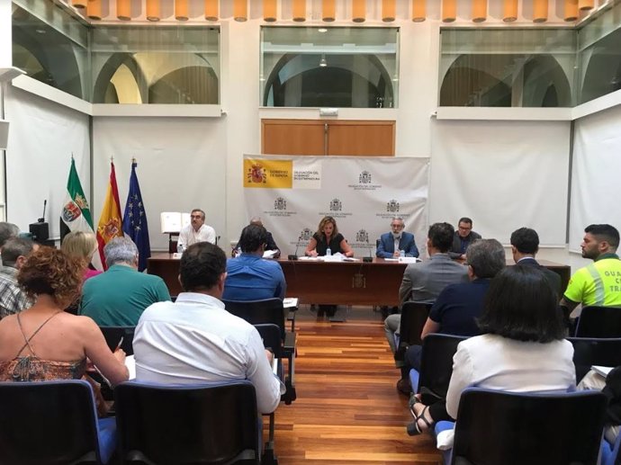 Reunión en la Delegación del Gobierno en Extremadura