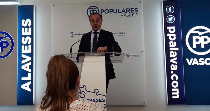 PP vasco avisa de que la relación con el PNV está muy "deteriorada" y que no apoyará las cuentas sin una rebaja del IRPF.