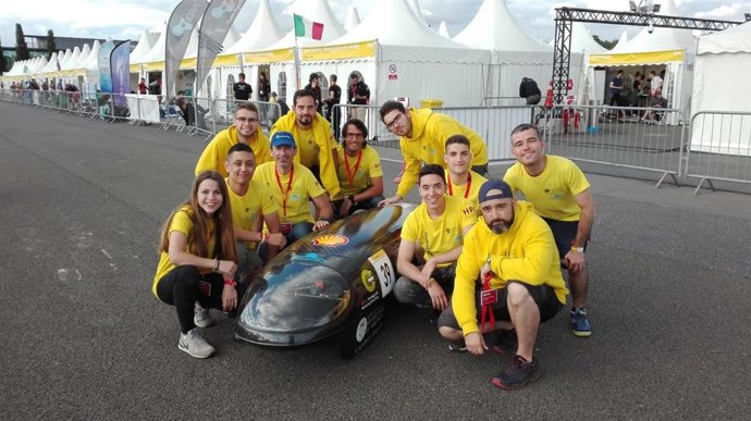 El equipo del campus de Alcoy de la UPV logra una marca de 813 km con un litro de combustible con su vehículo IDF19