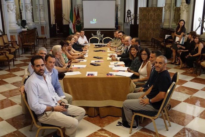 Miembros del Foro de Turismo de Málaga