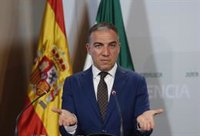 Bendodo defiende que el modelo andaluz es "claramente exportable": "Si en Madrid y Murcia se repitiera, asunto resuelto"