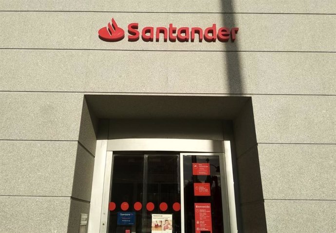 Oficina de Banco Santander a Madrid.