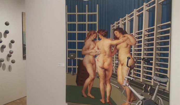 Una de las obras de la exposición 'Isabel Oliver. Cuarenta años de arte comprometido (1970-2009)',