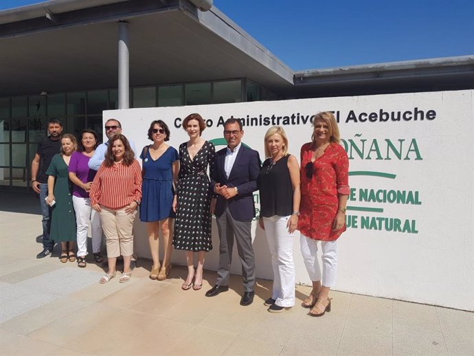 Reunión de responsables de turismo y medio ambiente de Gobierno y Junta de Andalucía en Doñana