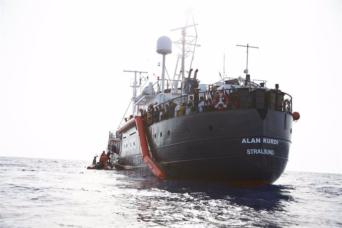 El barco de rescate de la ONG alemana Sea-Eye 'Alan Kurdi'