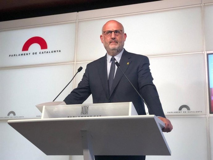 El portavoz adjunto de JxCat en el Parlament, Eduard Pujol.