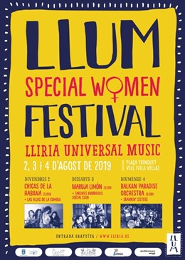 Cartel de la segunda edición del Llumfest de Llíria