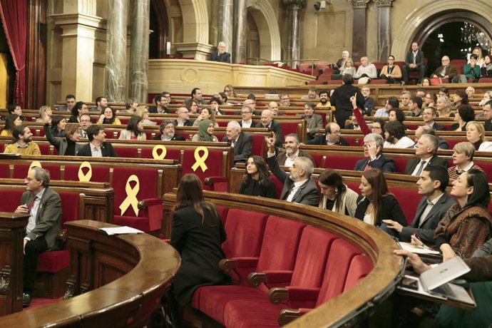 Pleno del Parlament de Catalunya (archivo)