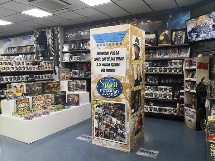 Interior de la tienda sevillana Nostromo