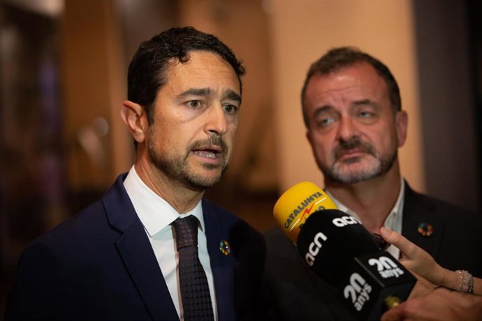 Declaraciones del conseller Dami Calvet antes de la comisión interdepartamental de la Agenda 2030 (archivo)