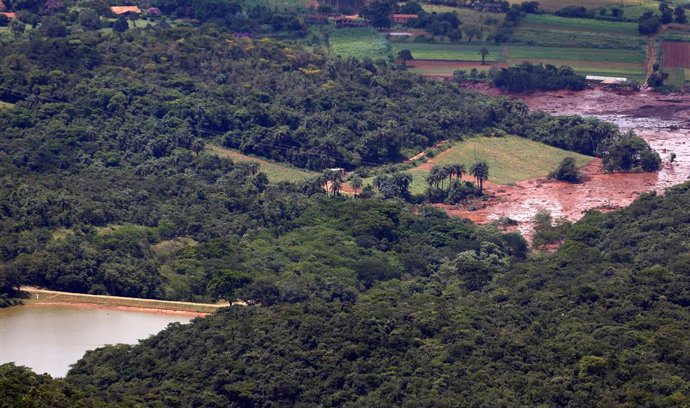 Rotura de una presa inundación en Brumadinho