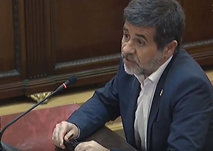 Jordi Snchez en el judici pel procés al Tribunal Suprem.