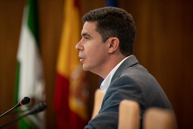 El portavoz de Cs, Sergio Romero, este miércoles