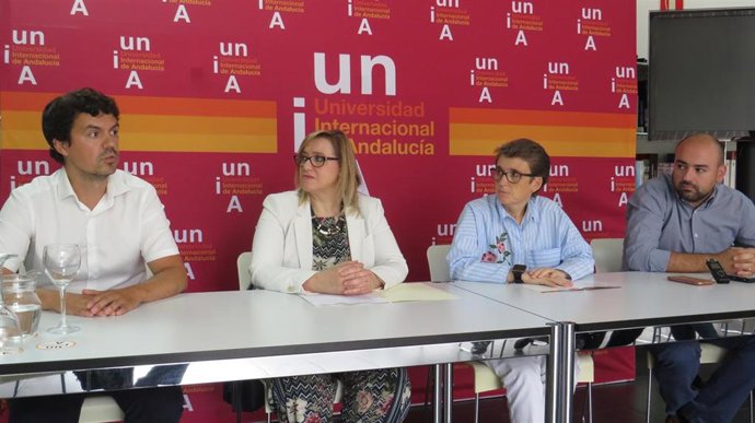 Ponentes del curso sobre Mecanobiología en los cursos de verano de la Universidad Internacional de Andalucía (UNIA)
