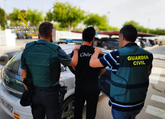 Imagen de uno de los detenidos