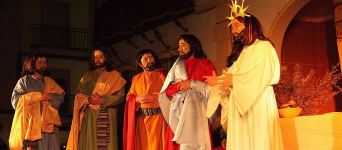 Representación del Prendimiento de la Hermandad de la Columna