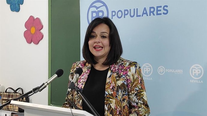La presidenta del PP de Sevilla, Virginia Pérez, en una imagen de archivo