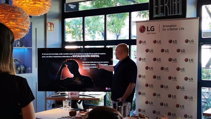 Presentación de la campaña 'Crea tu propia historia' de LG en Madrid