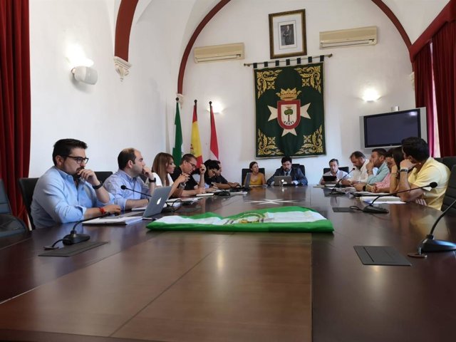 Pleno en el que el Plan Supera VII ha sido aprobado.