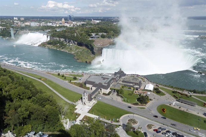 Las cataratas del Niágara, en la frontera entre Canadá y EEUU