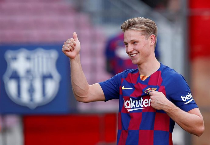 El centrocampista del FC Barcelona Frenkie de Jong