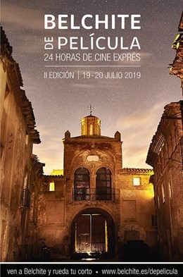 Belchite celebrará los días 19 y 20 de julio la segunda edición del certamen '24 horas de cine exprés'.