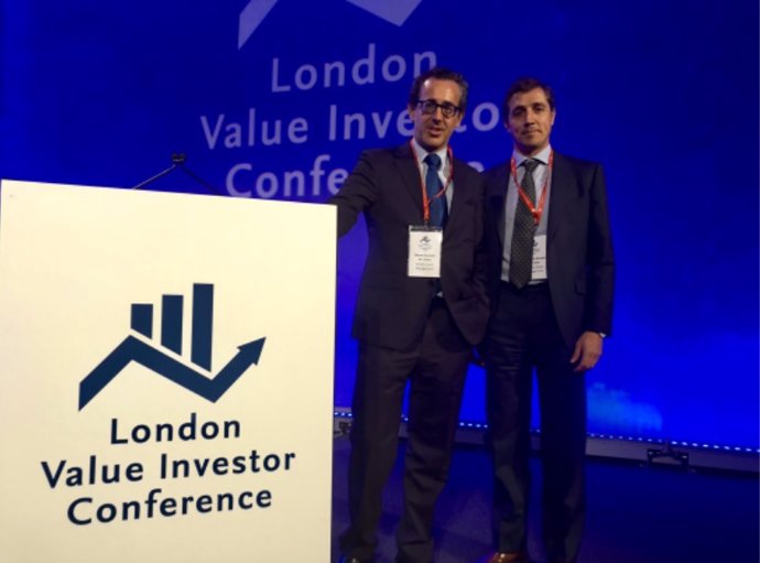 Álvaro Guzmán de Lázaro y Fernando Bernad en la séptima Edición de la London Value Investor Conference