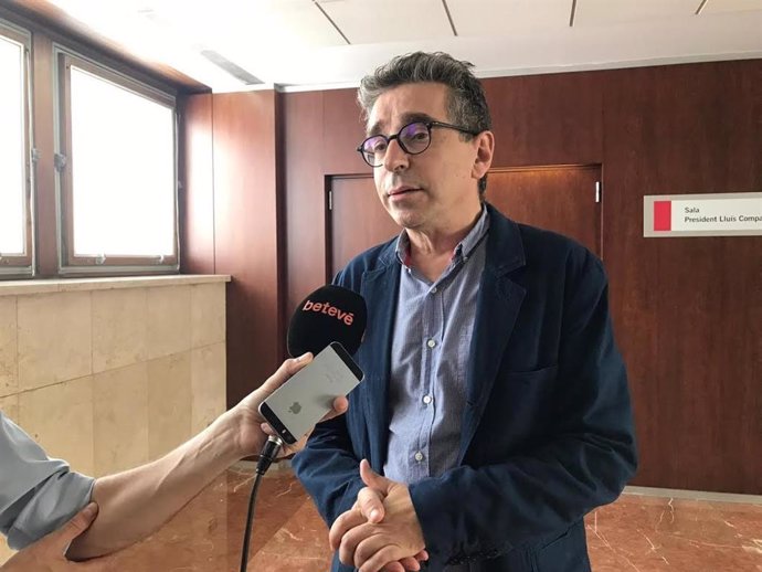 El regidor Jordi Martí en declaracions als mitjans