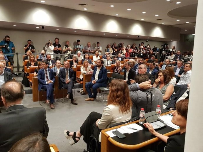Pleno de constitución de la Diputación de Barcelona