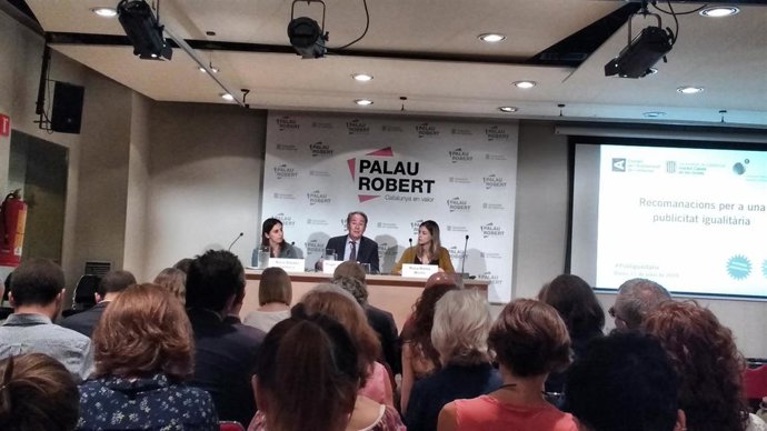 Rueda de premsa de presentación de 'Recomendaciones para una publicidad igualitaria' del CAC, ICD y, Coelgio Publicistas.