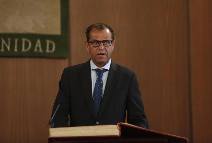 Toma de posesión del director general de la Radio Televisión de Andalucía (RTVA), Juande Mellado, y de su consejo de administración, así como de los miembros del Consejo Audiovisual de Andalucía. En el Parlamento de Andalucía.