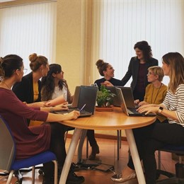 Reunión de parte del equipo