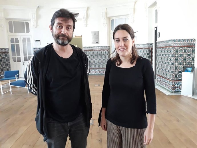 El diputado nacional de Unidas Podemos  Rafael Mayoral y la secretaria de Participación y Círculos,  Ana Marcello