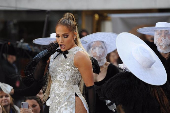 May 6, 2019 - New York, New York, USA: Bringing an unbelievable energy, theater, fashion and beauty mix, artist Jennifer Lopez (lovingly referred to as J Lo), delivered a dazzling performance kicking-off NBC's Today Show Concert Series at Rockefeller Pl