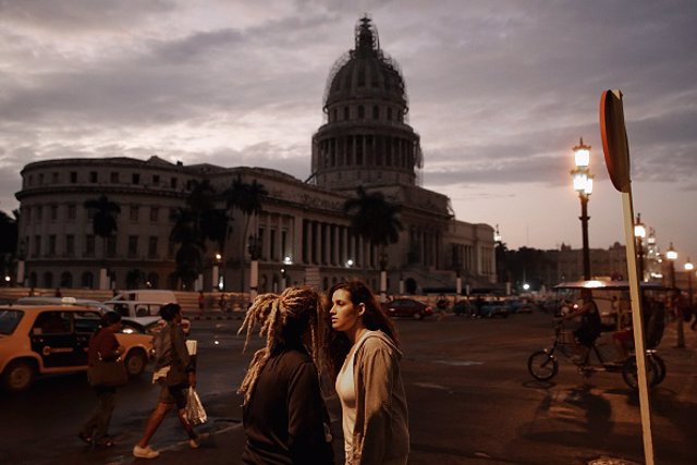 Turistas en La Habana (Cuba)