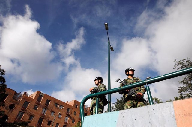 Militares colombianos.   