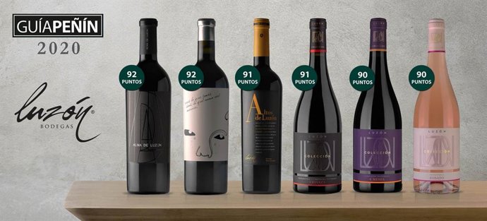 La guía Peñín 2020 califica de excelentes ocho vinos de Bodegas Luzón